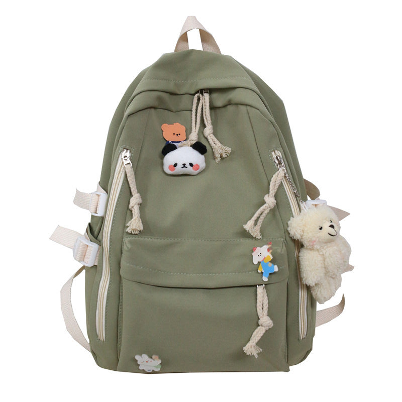 Damen Rucksack mit niedlichen Applikationen und vielseitigen Fächern Nord Taschen