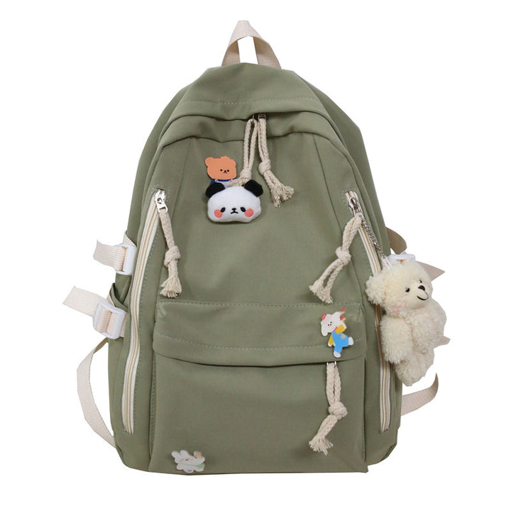 Damen Rucksack mit niedlichen Applikationen und vielseitigen Fächern Nord Taschen