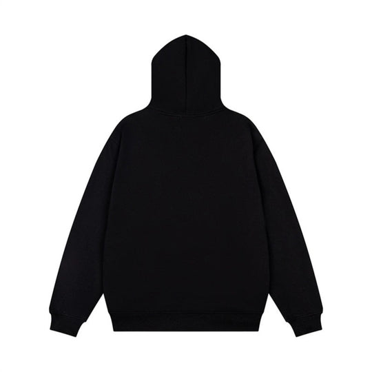 Unisex Oversize-Kapuzenpullover mit Statement-Print und Polka‑Dot-Applikation Nord Taschen