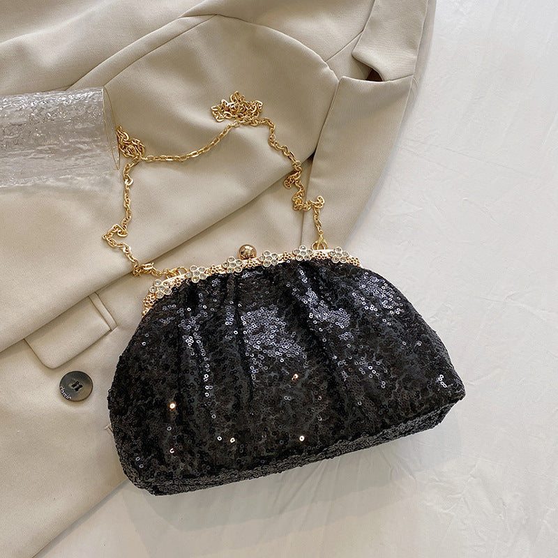 Damen glamouröse Abendtasche mit funkelnden Strassdetails Nord Taschen
