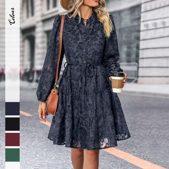 Damen Blusenkleid mit Rüschen Nord Taschen