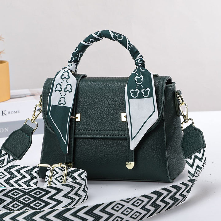 Damen Handtasche mit modischem Schal-Akzent Nord Taschen