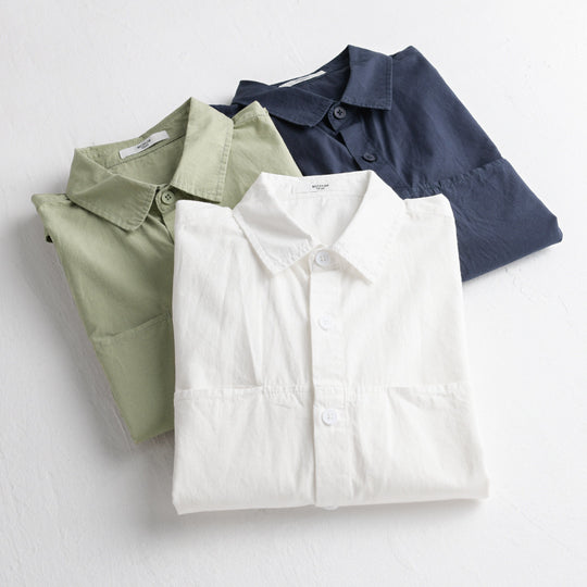 Herren Casual-Layering Hemdjacke mit versteckten Brustpaspeln und weichem Griff Nord Taschen