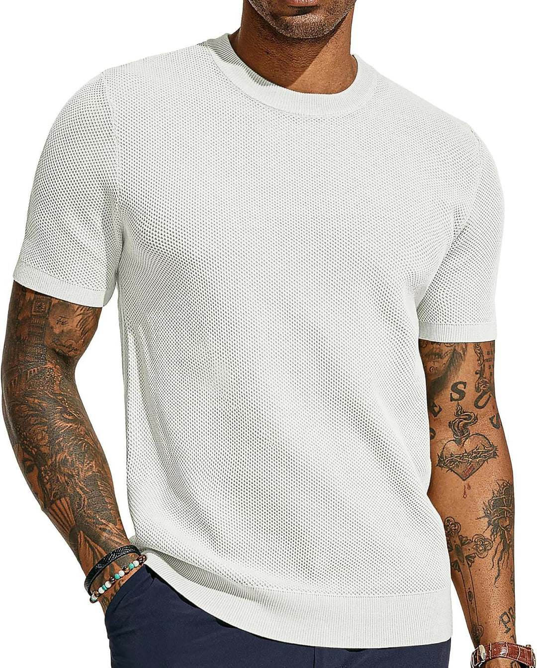 Herren atmungsaktives Netz-T-Shirt
