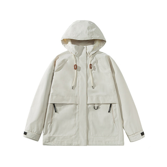 Damen Kapuzen-Utility-Parka mit wasserdichter Membran, großen Fronttaschen & verstellbarem Saum Nord Taschen