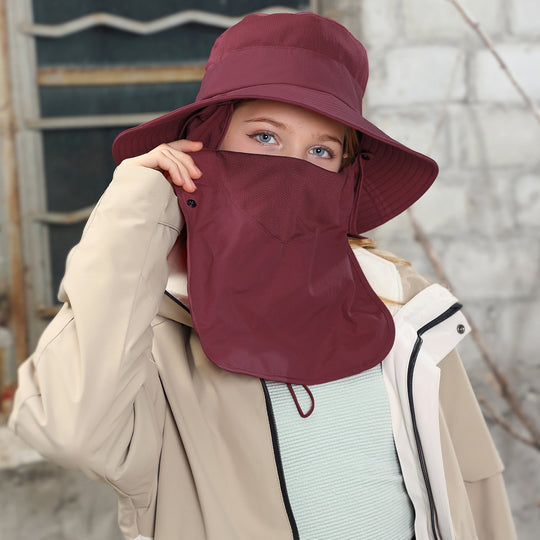 Nord Taschen | Vollabdeckung Gesicht Sonnenschutz Maske im Freien UV Eimer Hut