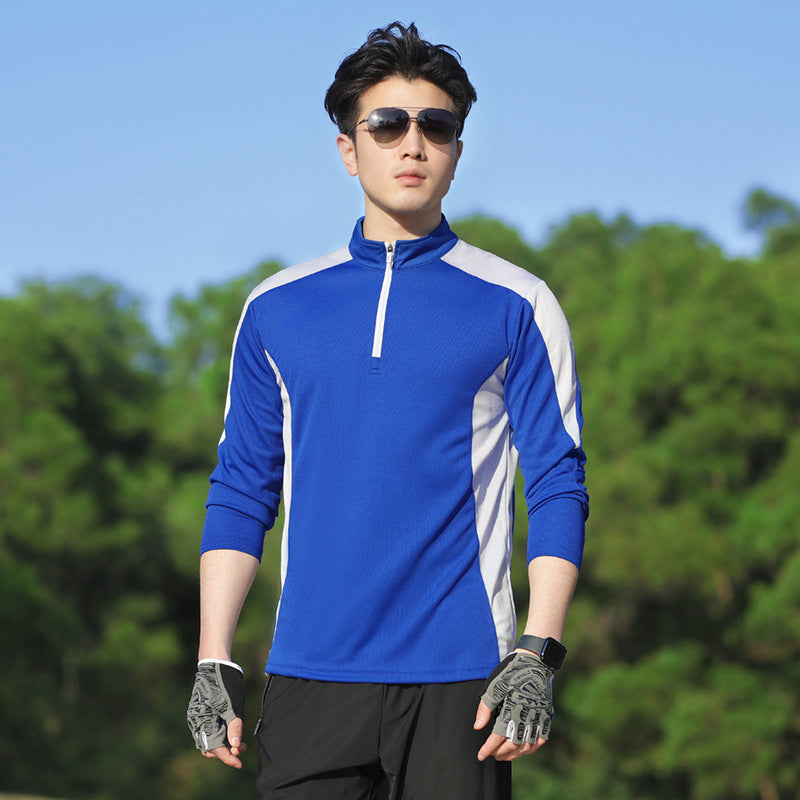 Damen Sport-Longsleeve mit Halbzip und atmungsaktiven Einsätzen Nord Taschen