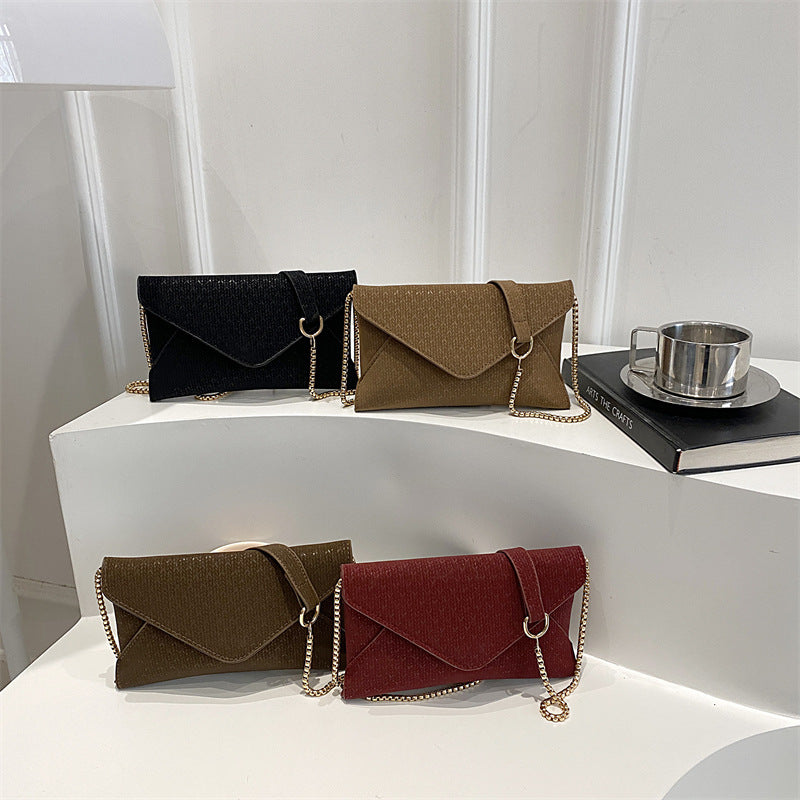 Damen Clutch mit schickem Umschlagverschluss Nord Taschen
