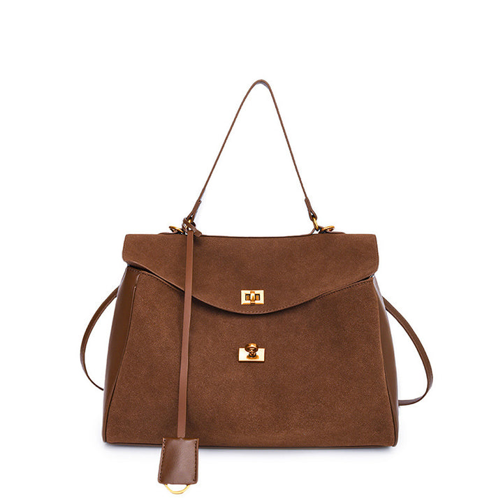 Damen elegante Umhängetasche mit schickem Klappverschluss | Nord Taschen