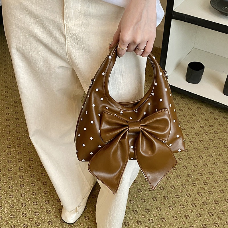 Damen modische Handtasche mit verspieltem Schleifenmotiv Nord Taschen
