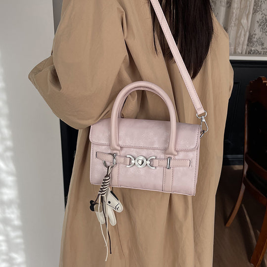 Damen Handtasche im Vintage-Stil mit abnehmbarem Tieranhänger Nord Taschen