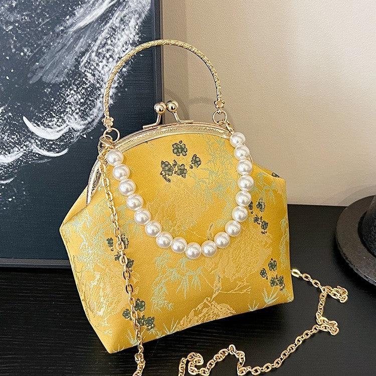 Damen elegante Handtasche mit floralem Design Nord Taschen