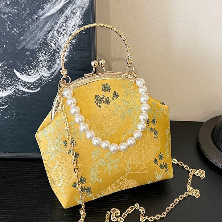 Damen elegante Handtasche mit floralem Design Nord Taschen