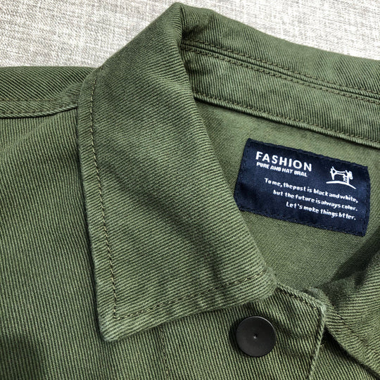 Herren Utility-Fieldjacke mit vier aufgesetzten Pattentaschen und klassischem Hemdkragen Nord Taschen