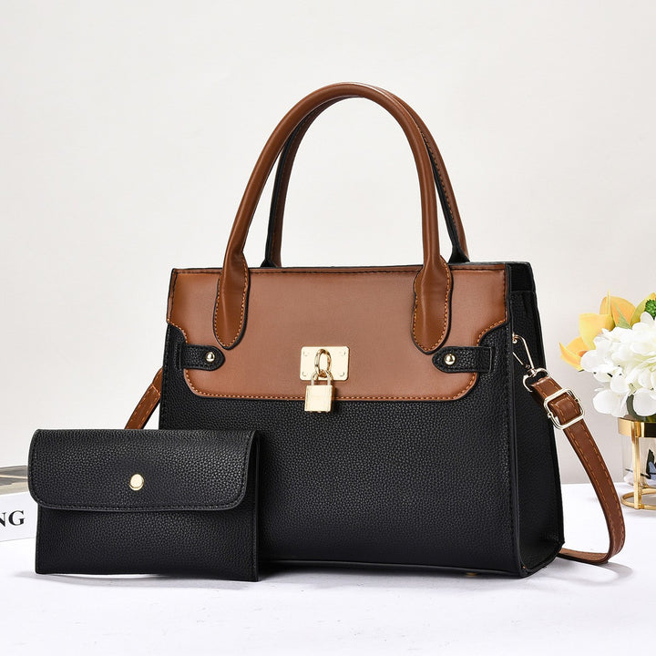 Damen strukturierte Handtasche mit abnehmbarer Mini-Geldbörse Nord Taschen