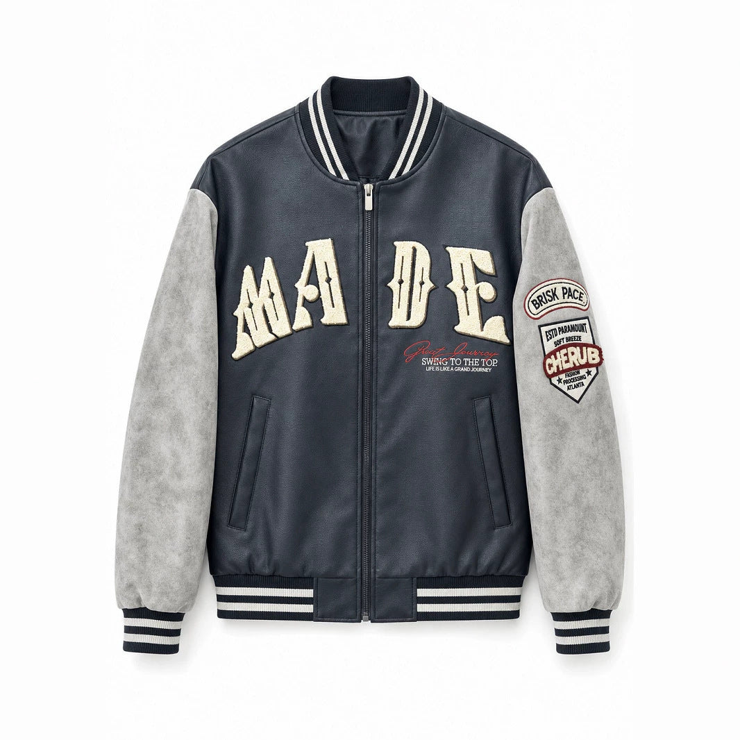 Damen Modische Freizeit-Bomberjacke Nord Taschen