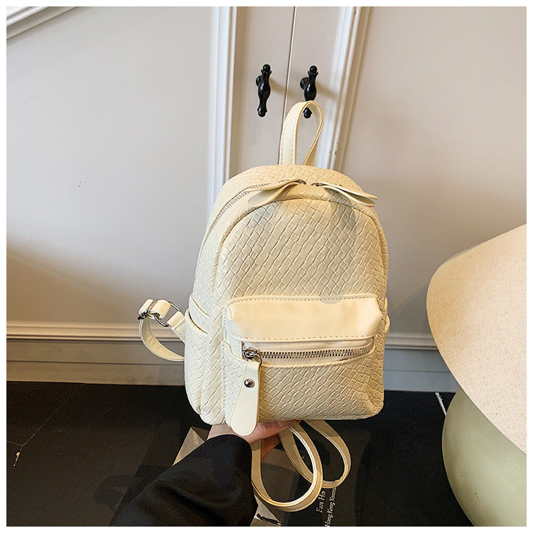 Damen Rucksack mit kunstvoll gewebtem Obermaterial und zusätzlichen Reißverschlusstaschen Nord Taschen