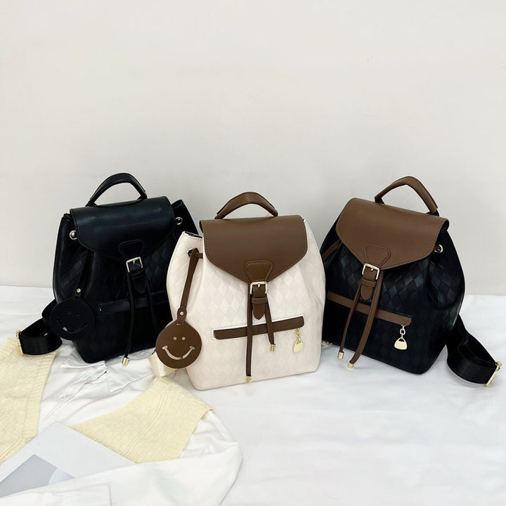 Damen eleganter Rucksack mit geflochtenem Design Nord Taschen