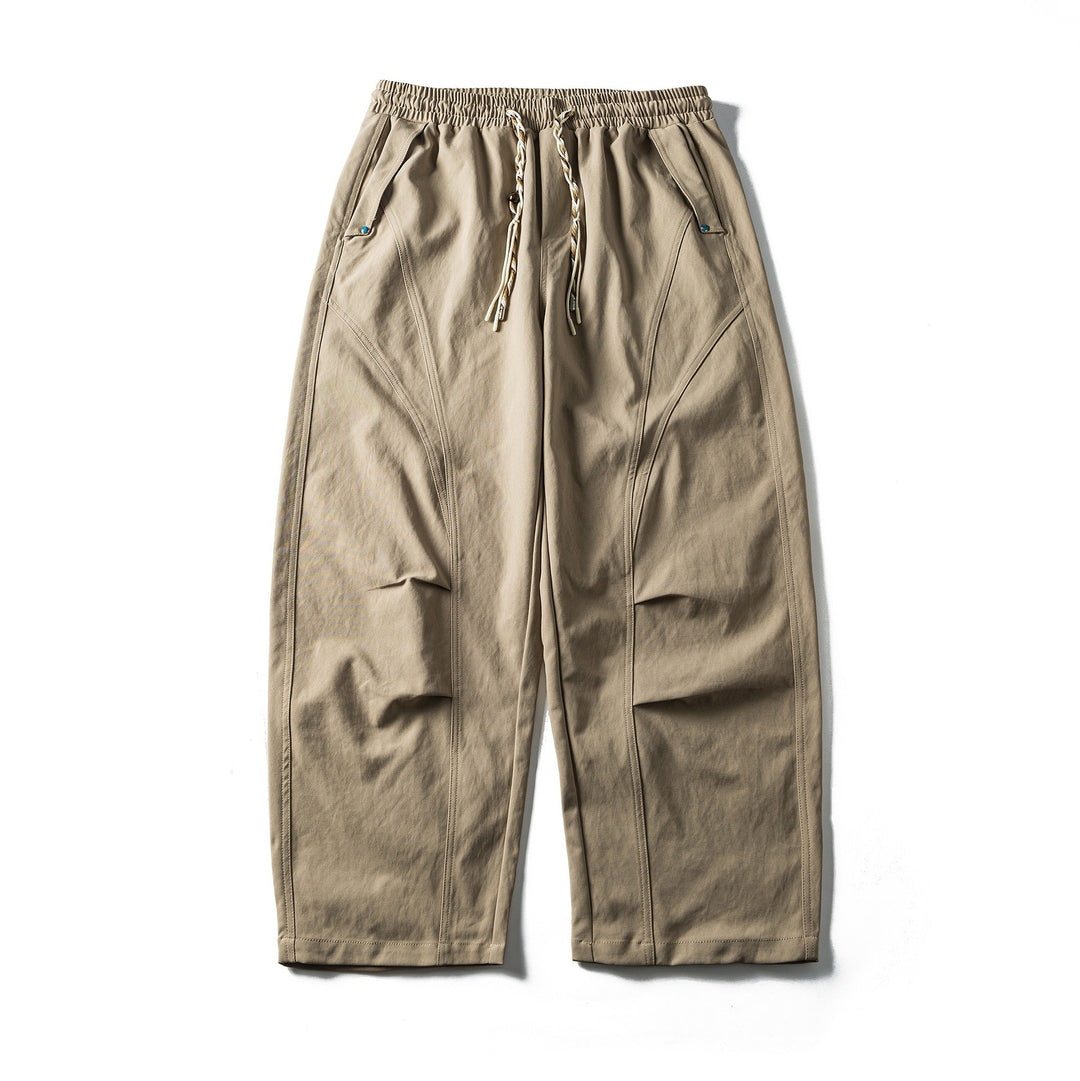 Herren konisch zulaufende Utility-Hose mit elastischem Bund und Kordelzug Nord Taschen