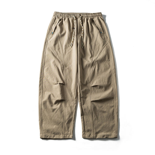 Herren konisch zulaufende Utility-Hose mit elastischem Bund und Kordelzug Nord Taschen