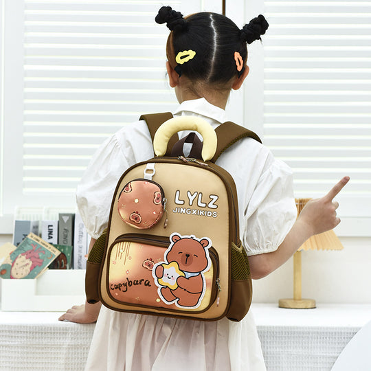 Damen Kindergartenrucksack mit niedlichem Tiermotiv und vielseitigen Fächern Nord Taschen