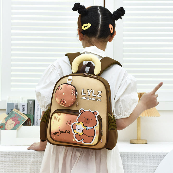 Damen Kindergartenrucksack mit niedlichem Tiermotiv und vielseitigen Fächern Nord Taschen