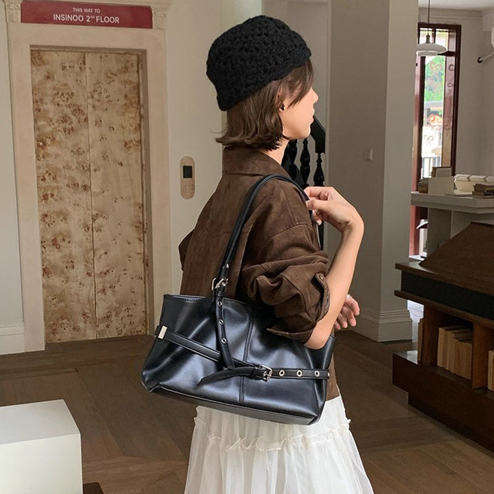 Damen Tote-Tasche mit eleganter, strukturierter Oberfläche und verstellbarem Schulterriemen Nord Taschen
