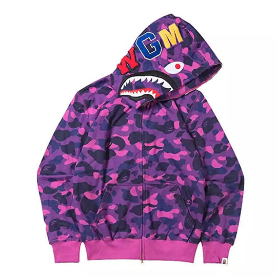 Damen Kapuzenjacke mit modernem Camouflage-Design und hochwertiger Baumwollmischung