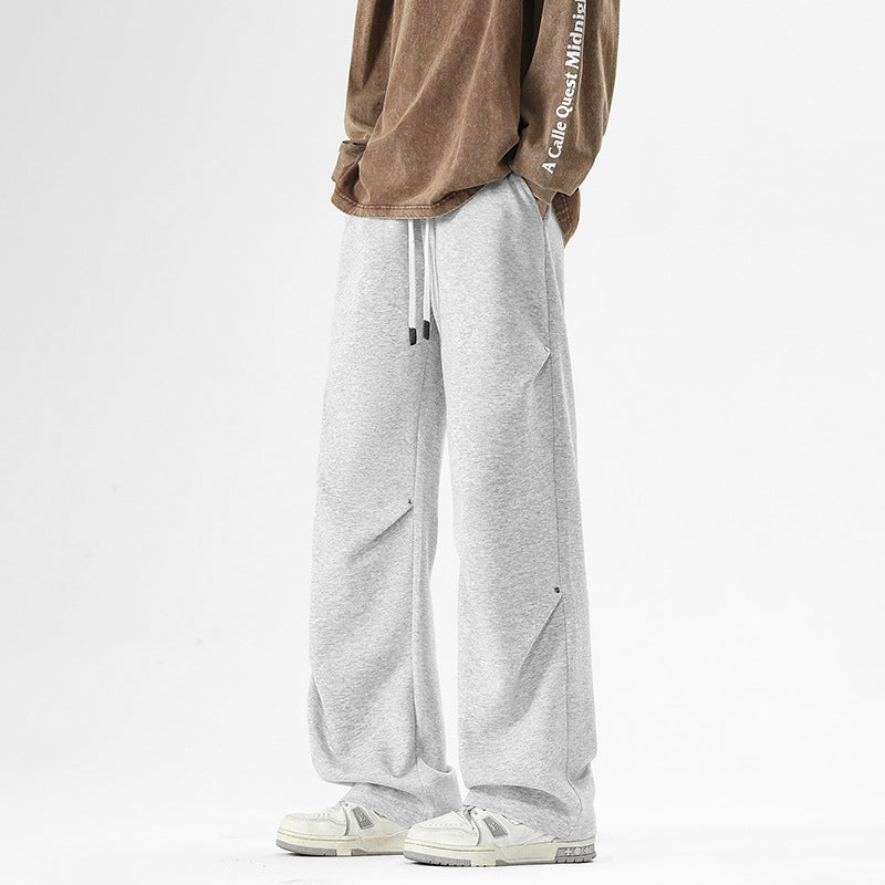 Herren Weite Baggy-Sweathose mit Kordelzug und elastischem Beinabschluss Nord Taschen