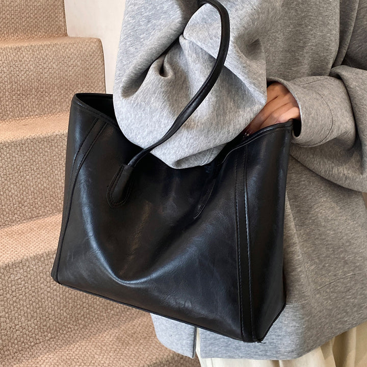 Damen Tragetasche mit elegantem strukturierter Oberfläche und praktischen Innenfächern Nord Taschen