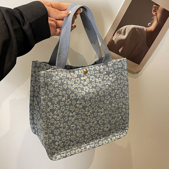 Damen Einkaufstasche aus strapazierfähigem Material mit floralem Design Nord Taschen