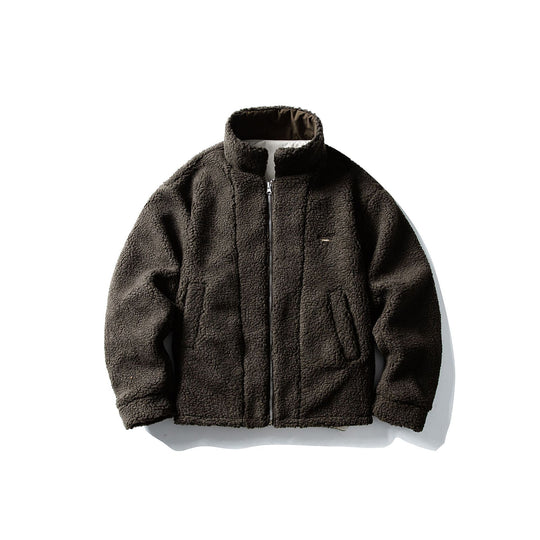 Herren Kurz geschnittener Isolations‑Blouson mit Sherpa‑Kragen und Klappentaschen Nord Taschen