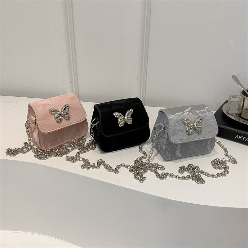 Damen Mini-Handtasche mit Schmetterlings-Detail Nord Taschen