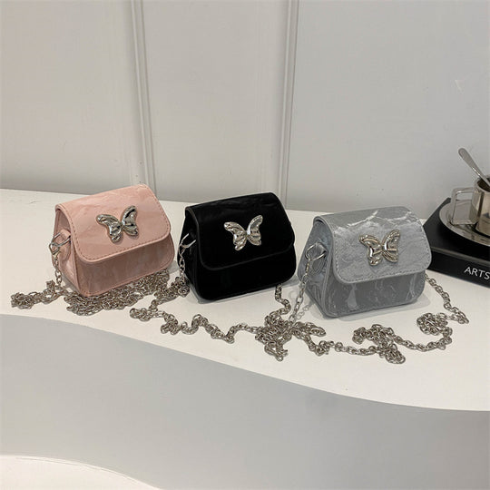 Damen Mini-Handtasche mit Schmetterlings-Detail Nord Taschen