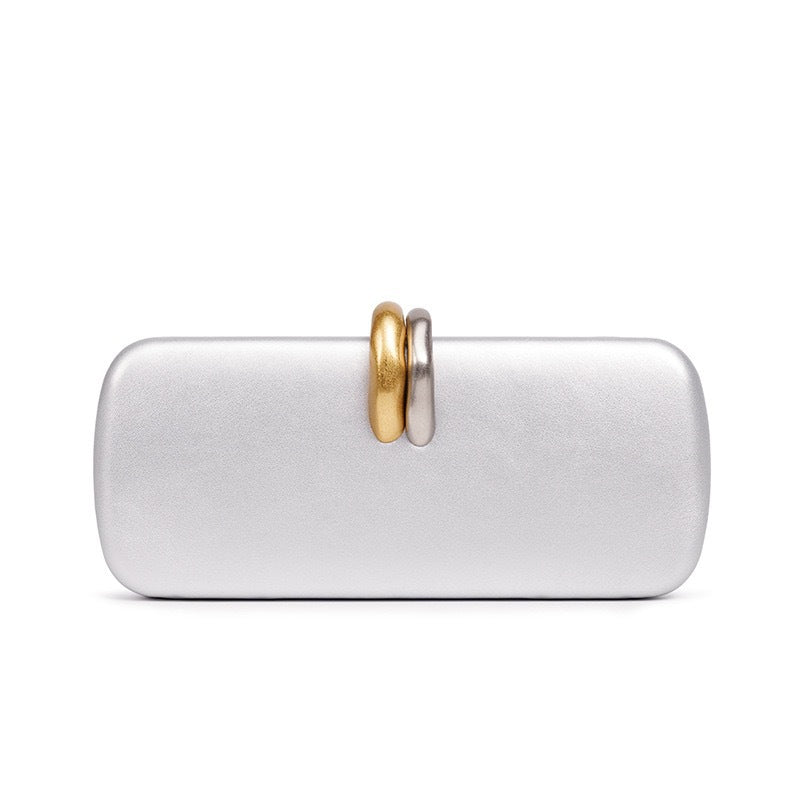 Damen elegante Clutch mit innovativem Verschluss Nord Taschen