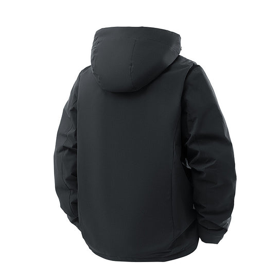 Herren Kapuzen-Parka mit technischer Wetterschutzmembran, isolierter Steppfüllung und Utility-Taschen Nord Taschen