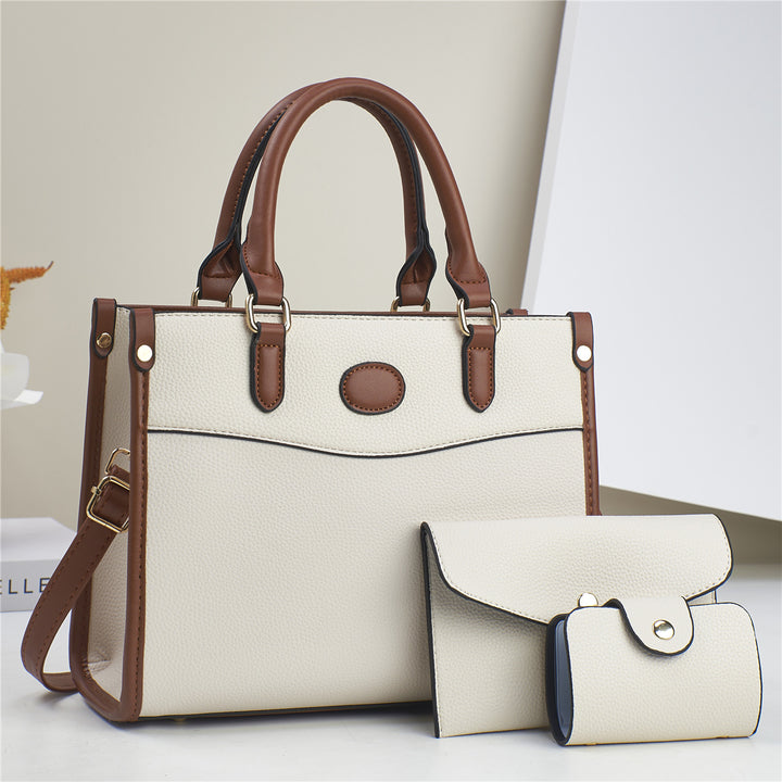 Damen Handtasche im strukturierten Design mit abnehmbarer Mini-Clutch Nord Taschen
