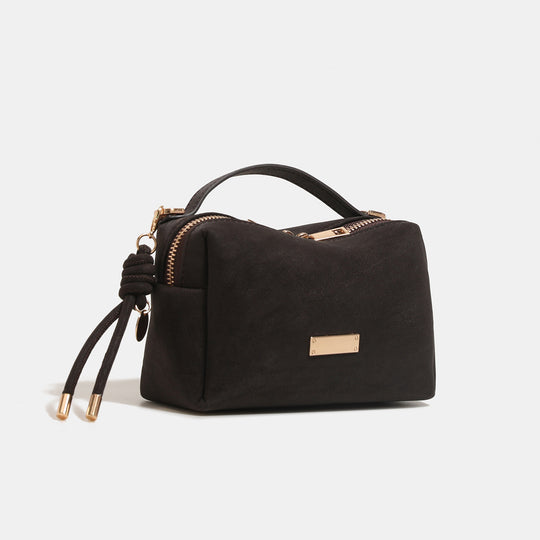 Damen Clutch-Tasche mit elegantem Kettenriemen und strukturiertem Kunstleder Nord Taschen
