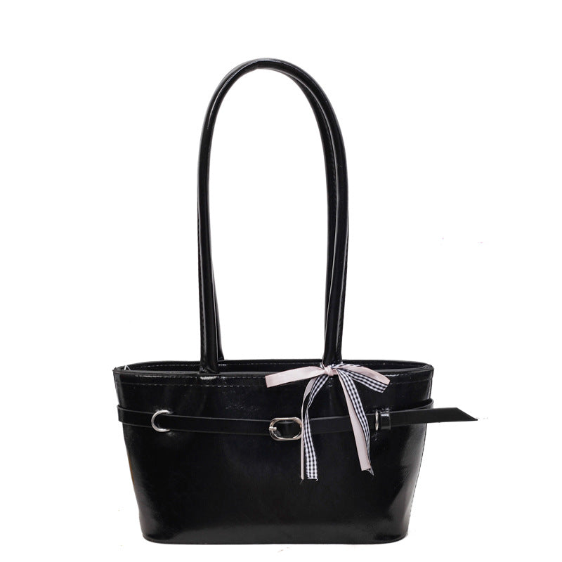 Damen Handtasche mit schickem, minimalistischen Design und elegantem Knoten Nord Taschen