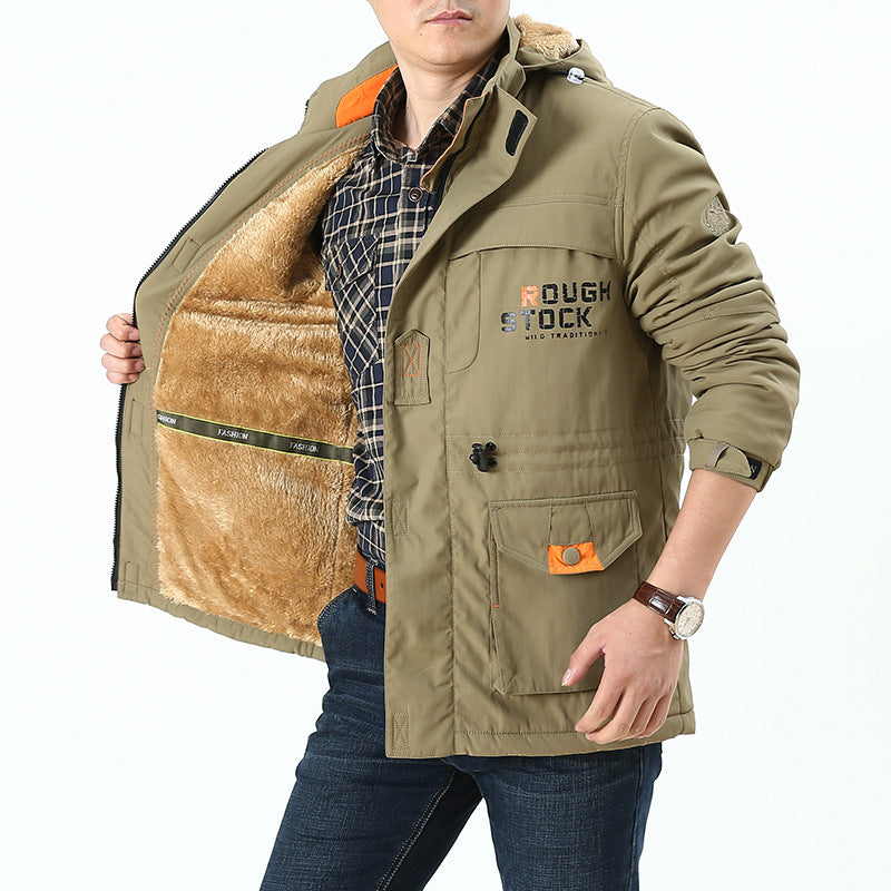 Herren Praktische Übergangsjacke mit mehreren Taschen Nord Taschen