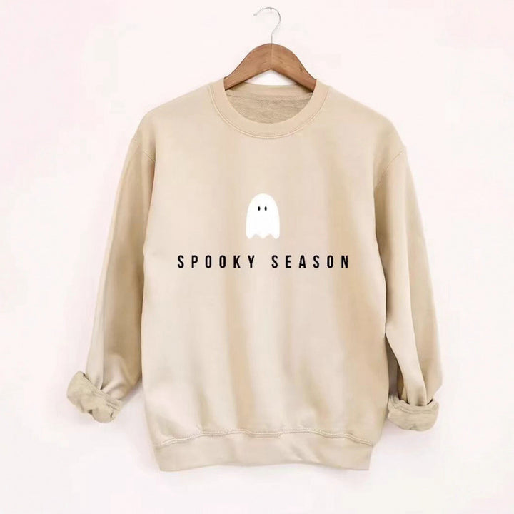 Unisex lässiges Halloween Sweatshirt mit Gespenst-Print und Oversize-Schnitt Nord Taschen