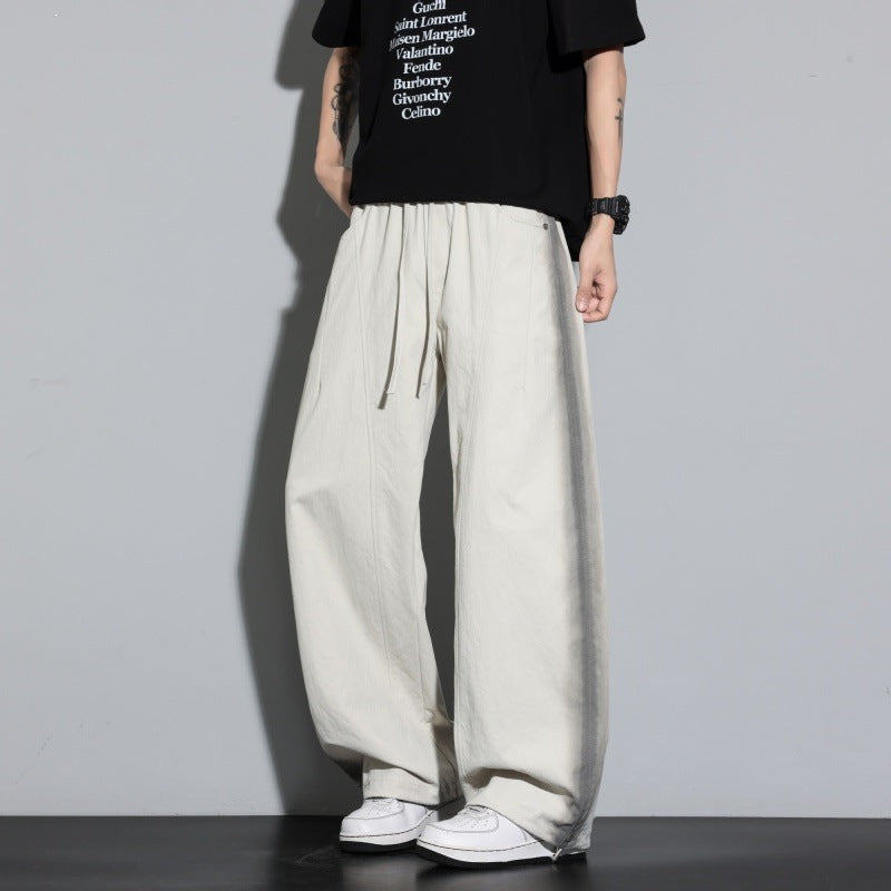 Damen Weite Lagen-Loungehose mit Cargo-Details & elastischem Tunnelzug Nord Taschen