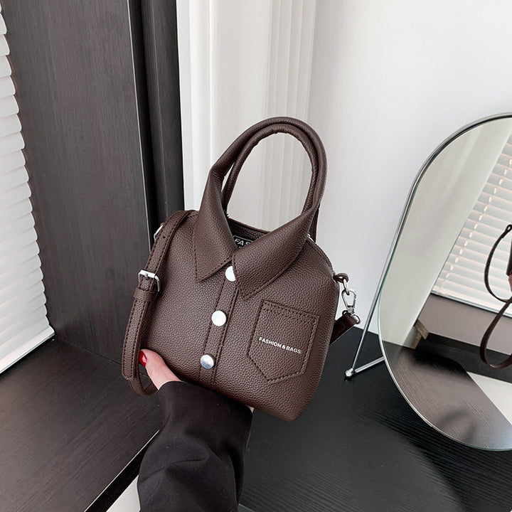 Damen Handtasche mit modischem Kragen-Design Nord Taschen