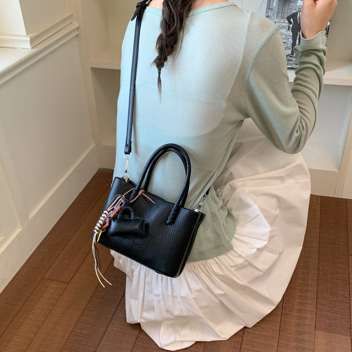 Damen Mini-Handtasche mit modischem Kordelzug Nord Taschen