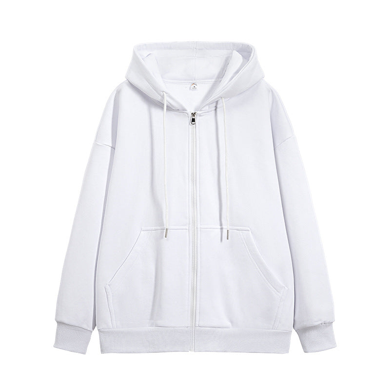 Unisex Oversize Kapuzen-Sweatjacke mit durchgehendem Reißverschluss, Kängurutaschen und gerippten Bündchen Nord Taschen
