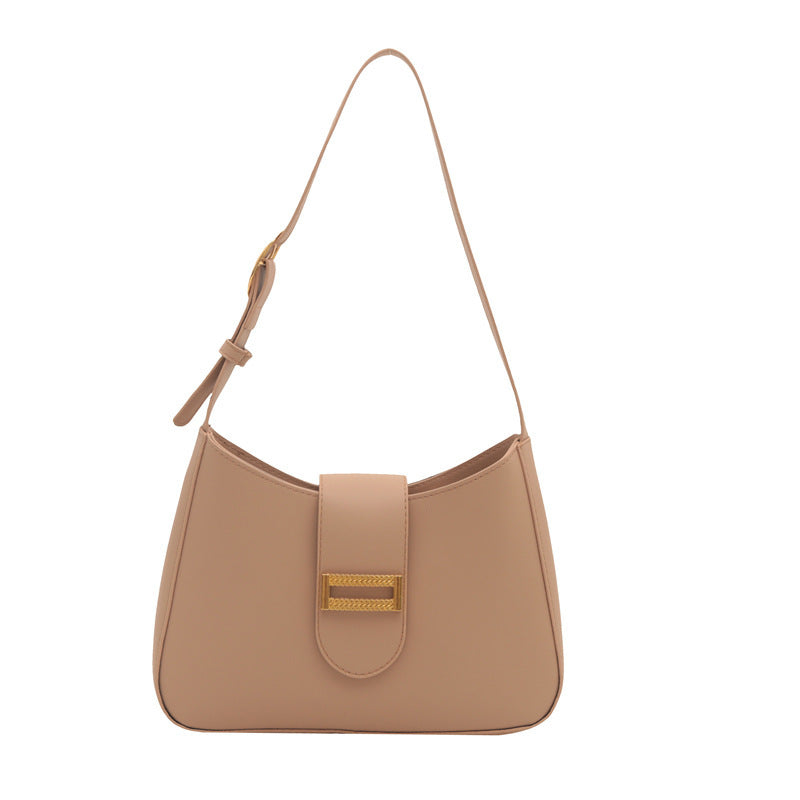 Damen Hobo-Tasche mit edlem Verschluss und flexiblem Schulterriemen Nord Taschen
