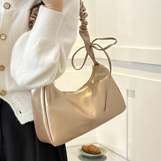 Damen Hobo-Tasche mit stilvollem geflochtenem Schultergurt und elegantem Knotenverschluss Nord Taschen