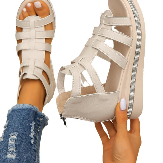 Damen komfortable Riemensandalen mit atmungsaktiver Oberseite und exklusiver Dämpfung Nord Taschen