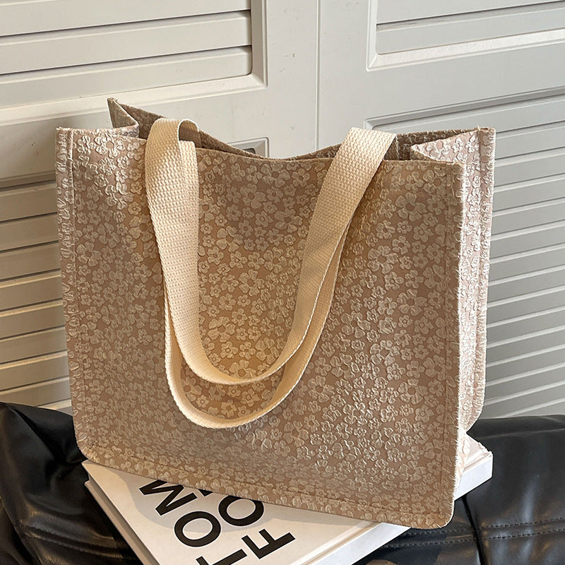 Damen Einkaufstasche aus strapazierfähigem Material mit floralem Design Nord Taschen