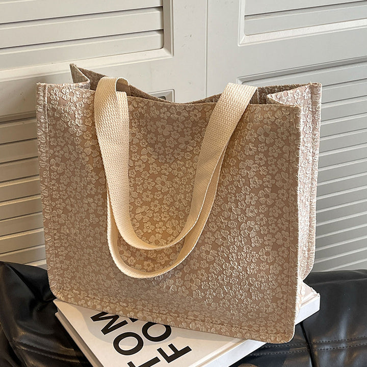 Damen Einkaufstasche aus strapazierfähigem Material mit floralem Design Nord Taschen